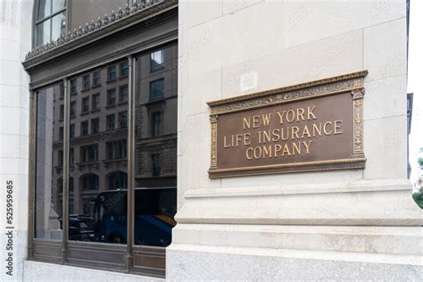 New York City Ny Usa August 22 2022 New York Life Insurance