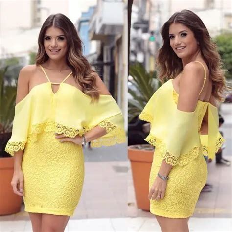 Vestido De Festa Amarelo 2020 Modelos Curtos E Longos Toda Atual