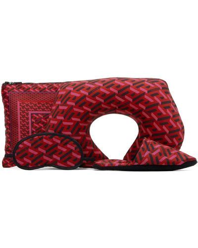 Red Versace Slip-on shoes for Men | Lyst