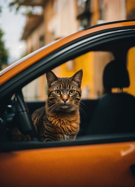 Lexica Cat Driving A Car