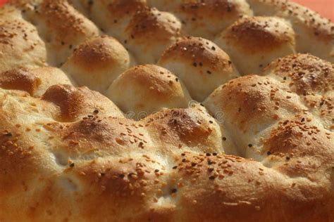 Turkish Ramadan Pita Bread Texture Close Up Image Stock Photo Image