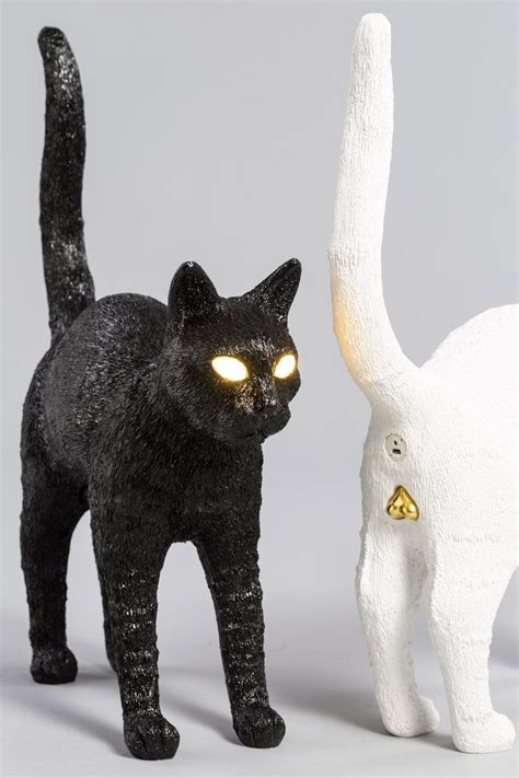 Studio Jobs Cat Shaped Lamp For Seletti Has Eyes That Light Up