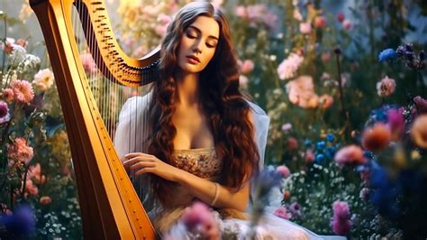 Relaxing Celtic Music Heavenly Harp Instrument Healing Harp YouTube