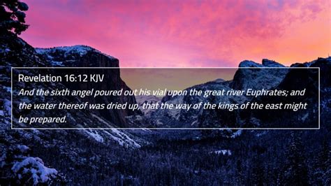 Revelation Kjv K Wallpaper And The Sixth Angel Poured Out His