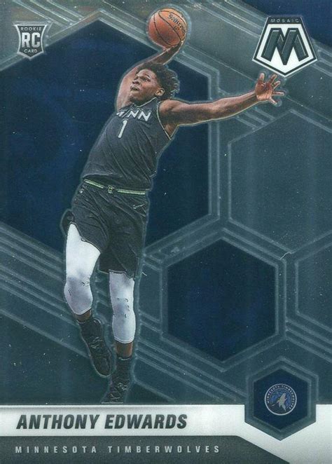 Anthony Edwards 201 Prices Rookie 2020 Panini Mosaic Basketball