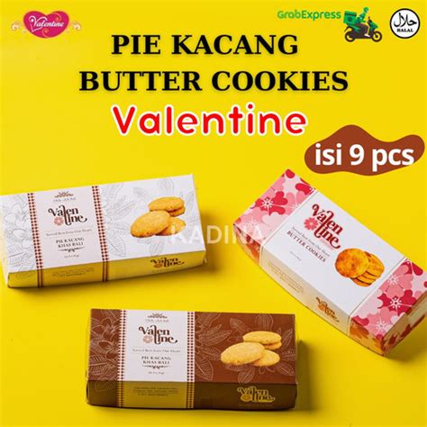 Jual Pie Kacang Valentine Isi Butter Cookies Oleh Oleh Khas Bali