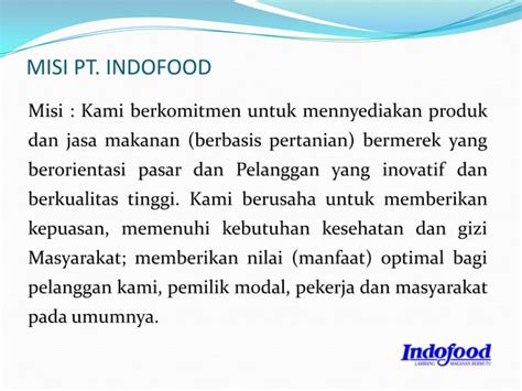 Pt Indofood Sukses Makmur Tbk Ppt