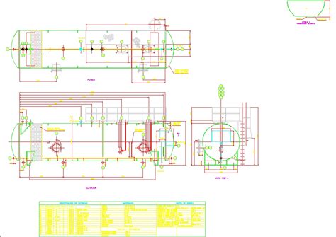 crude oil separator  autocad cad   kb bibliocad