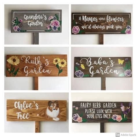 Fairy Herb Garden Garden Art Flower Garden Personalized Outdoor