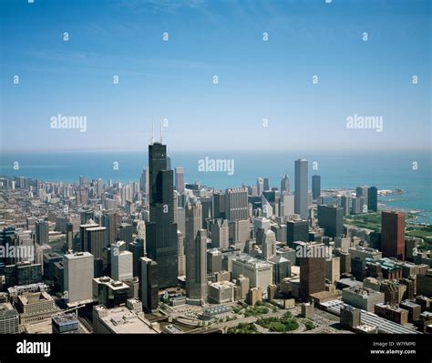 Aerial view of Chicago, Illinois Stock Photo - Alamy