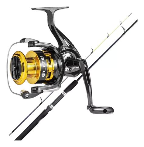 Kit Pesqueiro Molinete Elite 8000 Vara Pesca Pesada 1 80mts Frete grátis