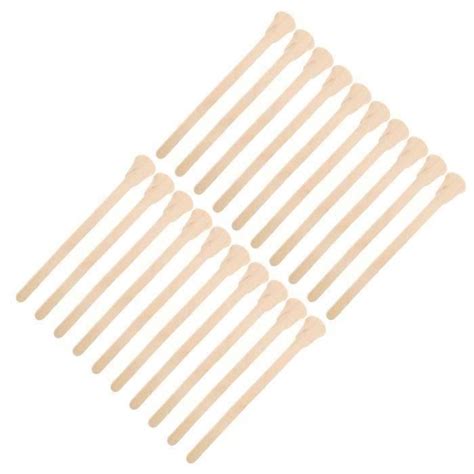 Curieux applicateur de cire 20pcs Épilation Du Visage Du Corps Spatules