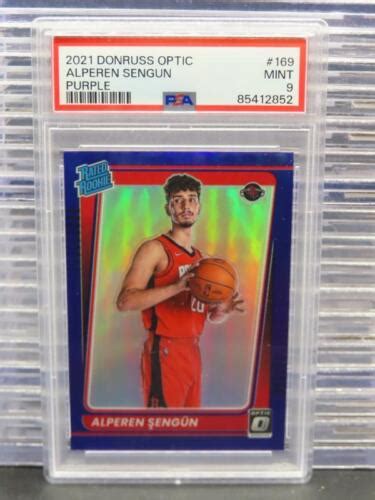 2021 22 Donruss Optic Alperen Sengun Purple Prizm Rated Rookie RC 169