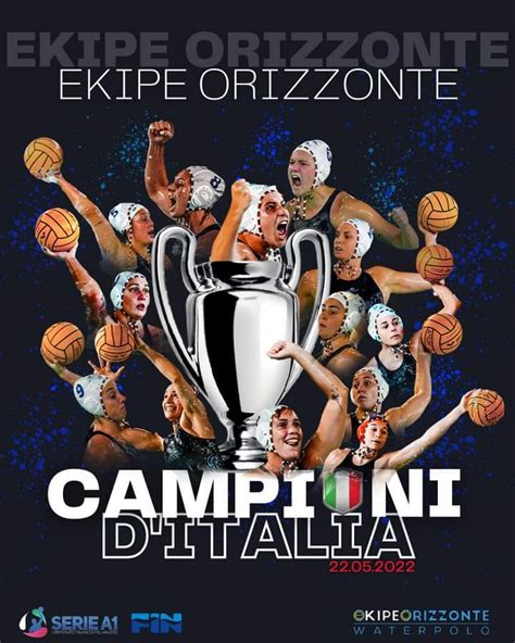 Pallanuoto Femminile Ekipe Orizzonte Catania Campione D Italia Vinto