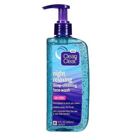 Clean Clear Night Relaxing Deep Cleaning Face Wash Oz Truques De