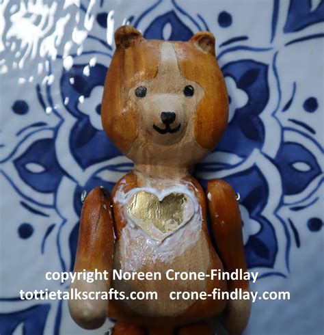 A Wooden Teddy Bear Carved in Response to Grief | Tottie Talks Crafts Blog