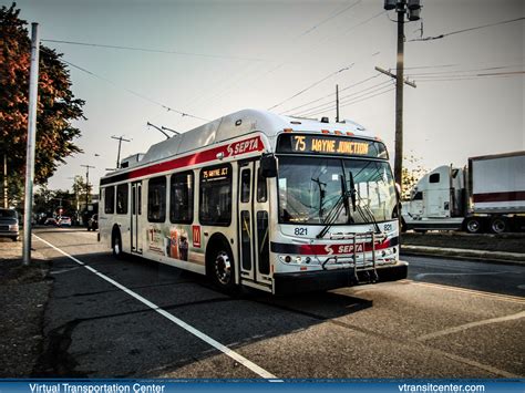 Septa Trackless Trolley Septa 815 On Route 75 Vtc Multimedia