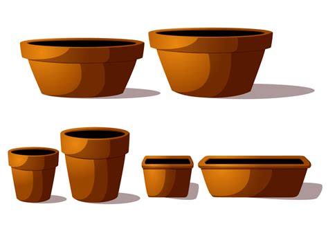 Terra Cotta Pot Vectors 95849 Vector Art At Vecteezy