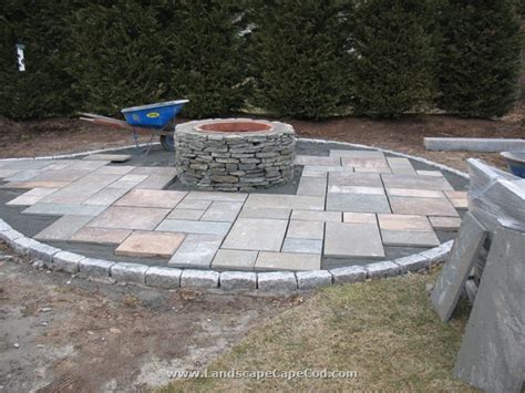 Bluestone Patio With Firepit