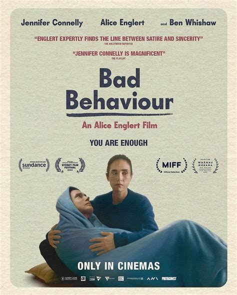 Official poster for "Bad Behaviour" is here featuring Jen as "Lucy ...