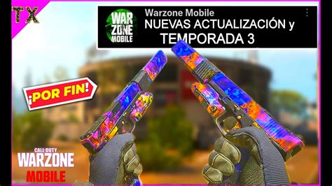 WARZONE MOBILE NUEVA ACTUALIZACIÓN y TEMPORADAS NUEVAS SE APROXIMA EL