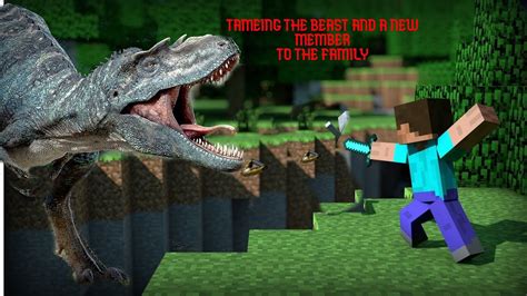 Jurassic Craft Modded Minecraft Survival Ep 6 Taming The Beast And