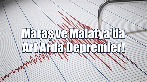 Malatya ve Maraş ta Art Arda Depremler Kıbrıslı Gazetesi