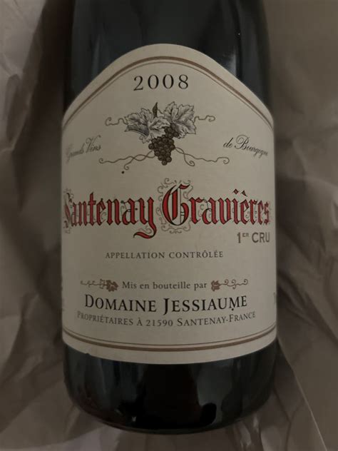 Domaine Jessiaume Santenay Er Cru Les Gravi Res France Burgundy