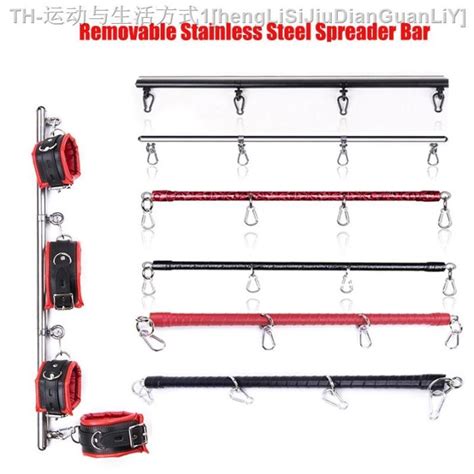 Cw Removable Spreader Bar Setunisex Sex Slave Handcuffs Ankle Cuffs Restraint Product Bdsm