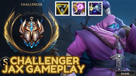 Wild Rift Challenger Promo Gameplay Jax With Insane Burst Damage