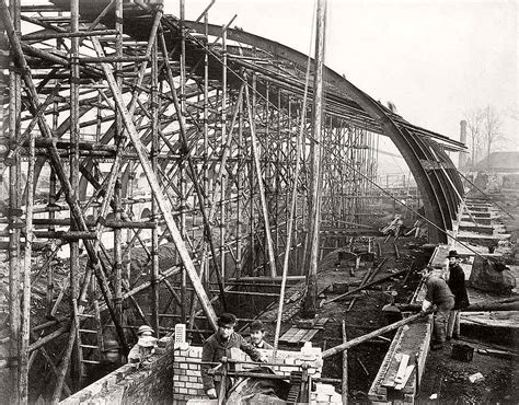 Vintage: London Underground Construction (Victorian Era) | MONOVISIONS