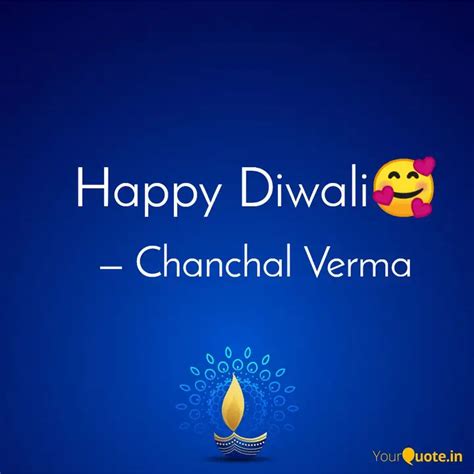 Happy Diwali Quotes Writings By Chanchal Verma Yourquote