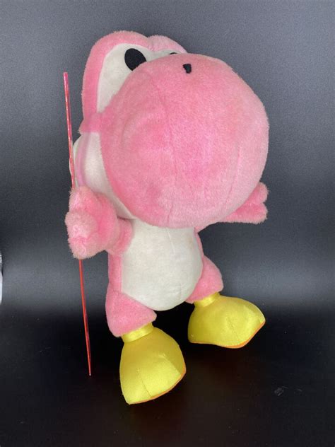 Super Mario Plush TAKARA 1999 PROTOTYPE/SAMPLE PINK YOSHI UNRELEASED ...