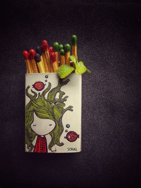 The matchbox art on Behance