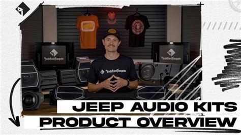 2018 23 Jeep Wrangler Jl 1 800w Audio Kit 18wrngler Stg5 Rockford Fosgate