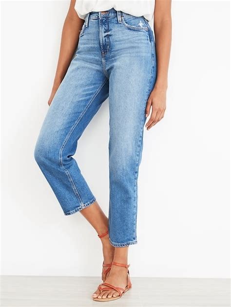 Extra High Waisted Sky Hi Straight Jeans Trends From Old Navy You Can