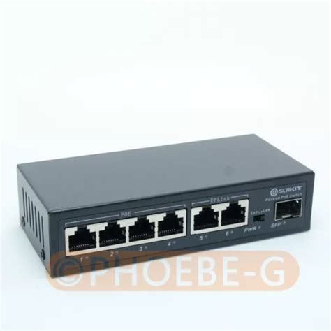 Dslrkit Poe Sfp Uplink Gigabit Ports Passive Poe Switch Injector