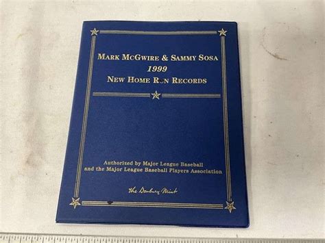 Mark Mcgwire And Sammy Sosa New Home Run Legacy Auction Company