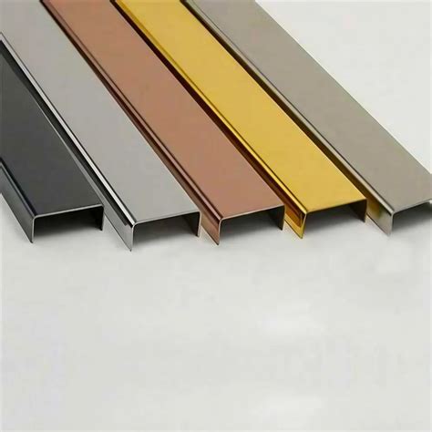 Stainless Steel Colored Coated Decorative C Profiles For DECOR