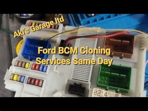 Ford Body Control Module Bcm Cloning Service By Io Terminal Plug And