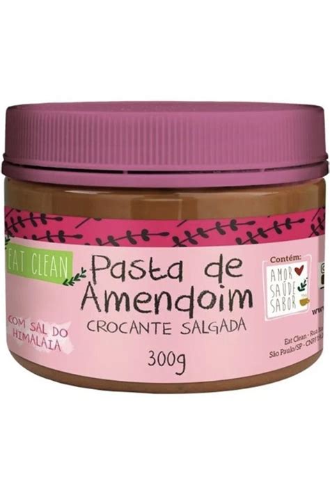 Pasta De Amendoim Crocante Salgada Eat Clean 300g