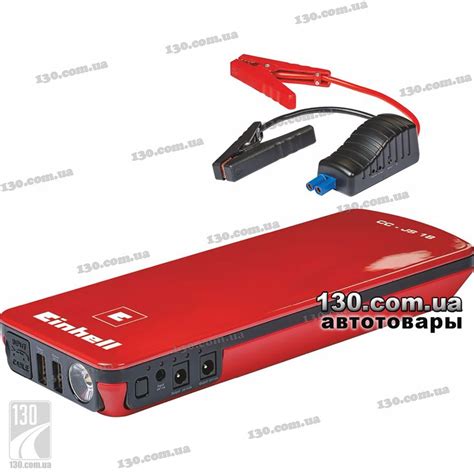 Einhell CC-JS 18 — автономное пуско-зарядное устройство (джамп-стартер ...