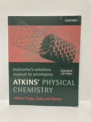 Instructors Solutions Manual Accompany De Atkins Peter Iberlibro