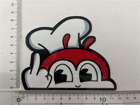 【未使用】jollibee Jollibee Peeker Sticker Variation 1 Fingerステッカー デカール