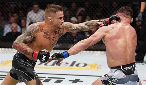 Watch When Dustin Poirier Stumped His Corner By Asking About His Hairstyle During A Brutal War