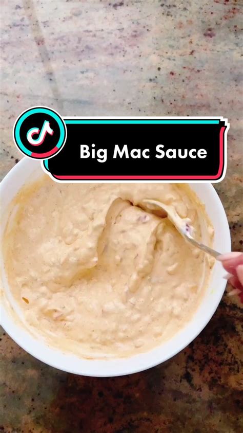 Tini(@tini_teamfoodtwins) on TikTok: Big Mac Sauce 🍔 #tiktokfood #food ...