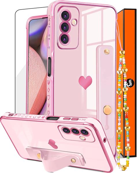 Likiyami 3in1 For Samsung Galaxy A13 5G Case Heart Women Girls Cute