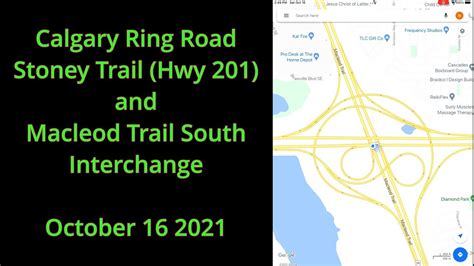 South Calgary Ring Road Stoney Trail Hwy 201 At Macleod Trail Hwy