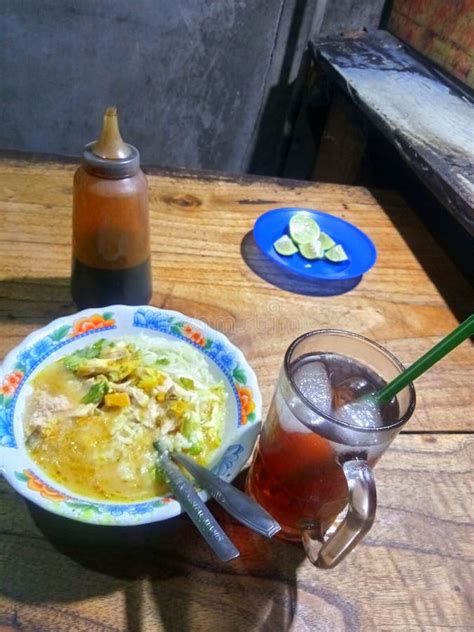 Indonesian Soto Lamongan Food Stock Image - Image of lamongan, food ...