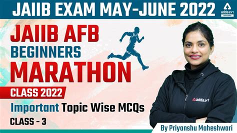 Jaiib Exam May Preparation Jaiib Afb Beginners Marathon Class